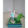 Geldgeschenk Sportler Golfer – Golfspieler  Geschenkbox Männerfigur Naturdeko – Alles Gute
