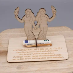 Geldgeschenk Sternzeichen Zwilling