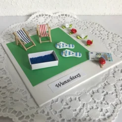 Geldgeschenk Swimmingpool verpacken Geschenk für Swimming Pool oder Poolparty Geschenkidee für Poolbesitzer Geburtstag