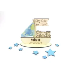 Geldgeschenk Taufe oder Geburt personalisiert