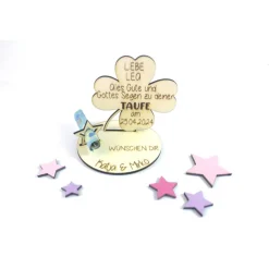 Geldgeschenk Taufe oder Geburt personalisiert