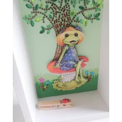 Geldgeschenk Verpackung Frosch – Geschenkbox mit Sichtfenster & Microglitter Sticker „Herzlichen Glückwunsch“