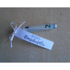 Geldgeschenk Weihnachten Geschenk  Reagenzglas Geldverpackung Wunscherfüller Weihnachtsgeschenk Geschenkidee Geschenk