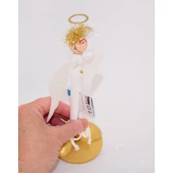 Geldgeschenk Weihnachten: Handgemachte Engel, Rentier und Weihnachtsmann Figur – Geschenkidee aus Holz