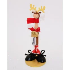 Geldgeschenk Weihnachten: Handgemachte Engel, Rentier und Weihnachtsmann Figur – Geschenkidee aus Holz