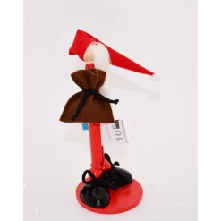 Geldgeschenk Weihnachten: Handgemachte Engel, Rentier und Weihnachtsmann Figur – Geschenkidee aus Holz