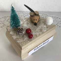 Geldgeschenk Weihnachten Geburtstag Nikolaus Weihnachtsgeschenk Ski fahren Geld verschenken Winterlandschaft Schnee