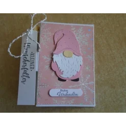 Geldgeschenk Weihnachten Wichtel Reagenzglas Geldverpackung Wunscherfüller Weihnachtsgeschenk Wichtelgeschenk