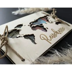 Geldgeschenk Weltkarte – Kreative Geschenkidee für Reisende & Hochzeiten
