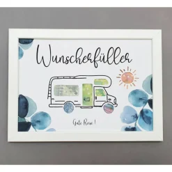 Geldgeschenk Wohnmobil Geburtstag , Wunscherfüller Weihnachten ,40.Geburtstag 50.Geburtstag 60.Geburtstag 70.Geburtstag