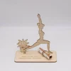 Geldgeschenk Yoga - aus Holz personalisiert