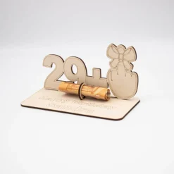 Geldgeschenk zum 30 Geburtstag - aus Holz personalisiert