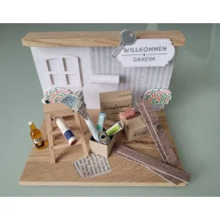 Geldgeschenk zum Einzug, neue Wohnung, Haus, erste eigene Bude, besondere Geschenkidee