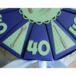 Geldgeschenk zum Geburtstag Handwerker Schachteltorte Papiertorte Geburtstagstorte Torte Zahl u.Farbe nach Wahl