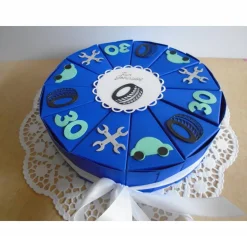 Geldgeschenk zum Geburtstag KFZ-Mechaniker Schachteltorte Papiertorte Geburtstagstorte Geburtsgsgeschenk Torte