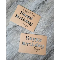 Geldgeschenk zum Geburtstag / Geschenkkarte / Geburtstagskarte / Happy Birthday to you