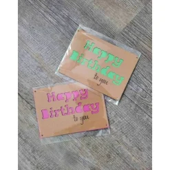 Geldgeschenk zum Geburtstag / Geschenkkarte / Geburtstagskarte / Happy Birthday to you