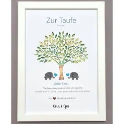 Geldgeschenk zur Geburt Taufe Junge Mädchen, Taufgeschenk Junge Mädchen,Geschenk zur Geburt Junge Mädchen,Lebensbaum