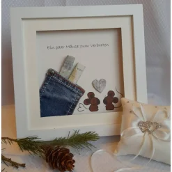 Geldgeschenk zur Hochzeit "Ein paar Mäuse zum Verbraten"