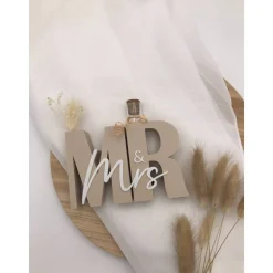 Geldgeschenk zur Hochzeit – Mr & Mrs Schriftzug – 3D Druck personalisiert – Hochzeitsgeschenk modern & kreativ