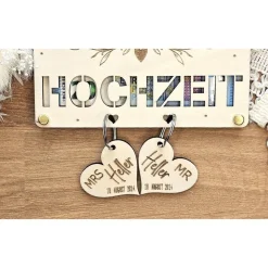Geldgeschenk zur Hochzeit Karte personalisiert Hochzeitsgeschenk