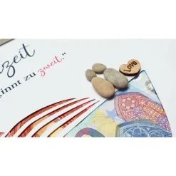 Geldgeschenk zur Hochzeit: Personalisiertes Steinbild Hochzeitsschiff – Hochzeitsgeschenk Reisen & Kreuzfahrt