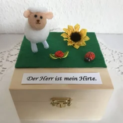 Geldgeschenk zur Kommunion Konfirmation Firmung Jugendweihe Schaf Hirte für Mädchen und Junge Geld verpacken Geschenk