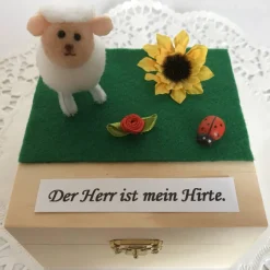 Geldgeschenk zur Kommunion Konfirmation Firmung Jugendweihe Schaf Hirte für Mädchen und Junge Geld verpacken Geschenk