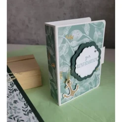 Geldgeschenk zur Konfirmation/ Kommunion, besondere Geschenkidee, Buchbox, Schiebebox