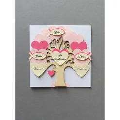 Geldgeschenk zur Konfirmation, Karte zur Konfirmation Mädchen,Geschenk Konfirmation Mädchen, Klappkarte, personalisiert