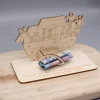 Geldgeschenk zur Taufe - Arche - aus Holz personalisiert
