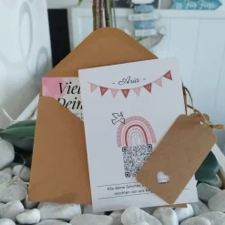 Geldgeschenk zur Taufe, Kommunion, Konfirmation | Digitale Spardose | Friedenstaube