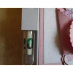 Geldgeschenk zurTaufe Geburt Taufgeschenk Mädchen Reagenzglas Geldkarte Verpackung Geldverpackung  Geschenk