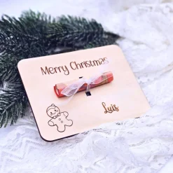Geldgeschenke Weihnachten | Karte aus Holz | Gutschein als Geschenk | kleine Weihnachtsgeschenke  | Geschenkidee