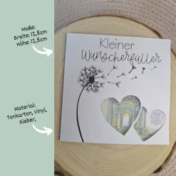 Geldgeschenk-Karte „Kleiner Wunscherfüller“ – Handgemacht & liebevoll gestaltet