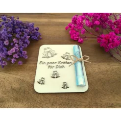 Geldgeschenkkarten aus Holz / Gutschein / Geburtstag / Glückwünsche