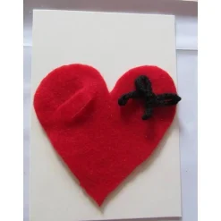 Geldgeschenk-Klappkarte Herz