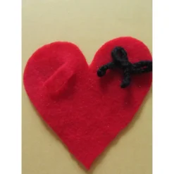 Geldgeschenk-Klappkarte Herz