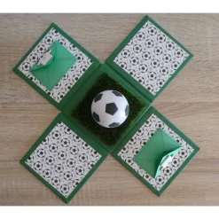 Geldgeschenkverpackung - Fußbälle