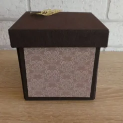 Geldgeschenkverpackung - Goldhochzeit - mit Goldhochzeitsfigur