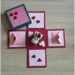 Geldgeschenkverpackung - Hochzeit  - Brautpaar im Auto