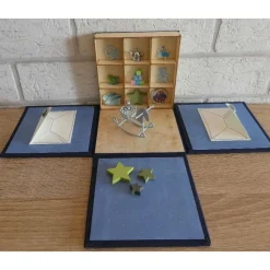 Geldgeschenkverpackung - Kinderzimmer (blau)