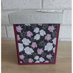 Geldgeschenkverpackung - Silberhochzeit - Rosen