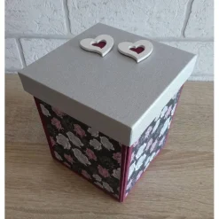 Geldgeschenkverpackung - Silberhochzeit - Rosen