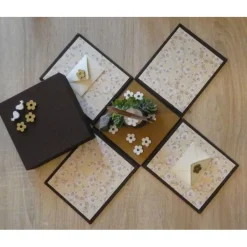 Geldgeschenkverpackung - Vogel / Garten