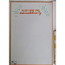 Geldkarte Gutscheinkarte - Geburtstagskarte besondere Form mit Grußtext Handarbeit mit Stampin'up