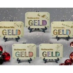 Geldkarte zu Weihnachten / Geldgeschenk für Weihnachten/ personalisierte Geschenkverpackung / besondere Geschenkidee / G