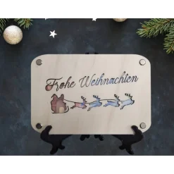 Geldkarte zu Weihnachten / Geldgeschenk für Weihnachten/ personalisierte Geschenkverpackung / besondere Geschenkidee / G
