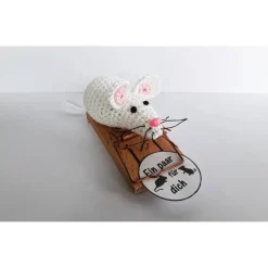 Geldklammer Geldgeschenk-Amigurumi Maus-Geburtstag Ostern Jubiläum Hochzeit Geschenkverpackung
