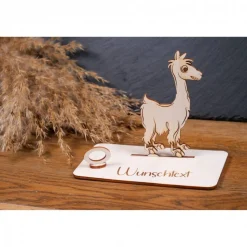 Geldscheinhalter Alpaka, Geldgeschenk, Geburtstag, Reiten, Geschenk, Wunschtext, Personalisierbar